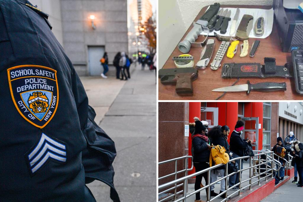 Cops seized nearly 4,000 weapons at NYC public schools last school year