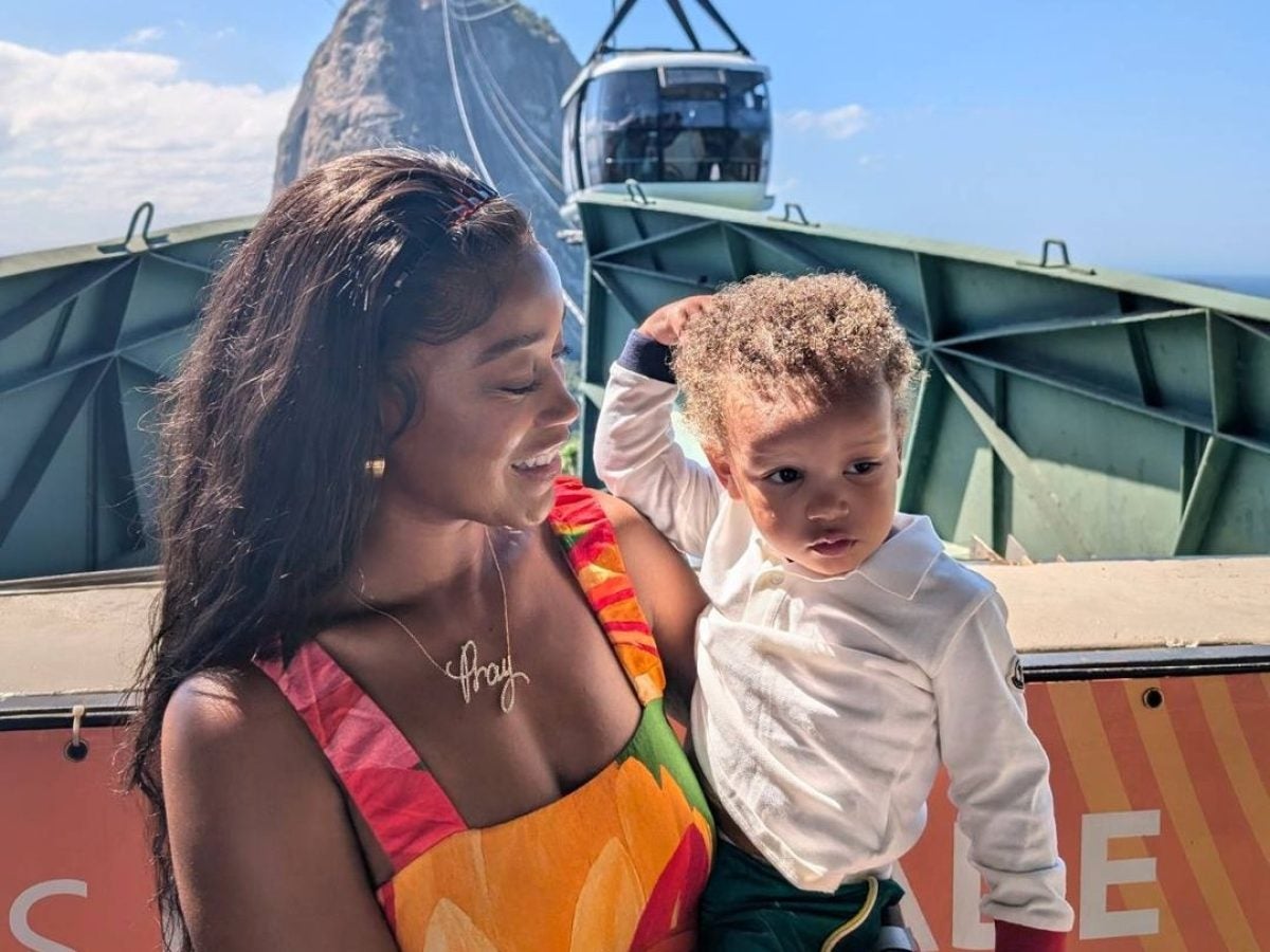 Keke Palmer And Leodis Go On A Mother-Son Trip To Brazil!