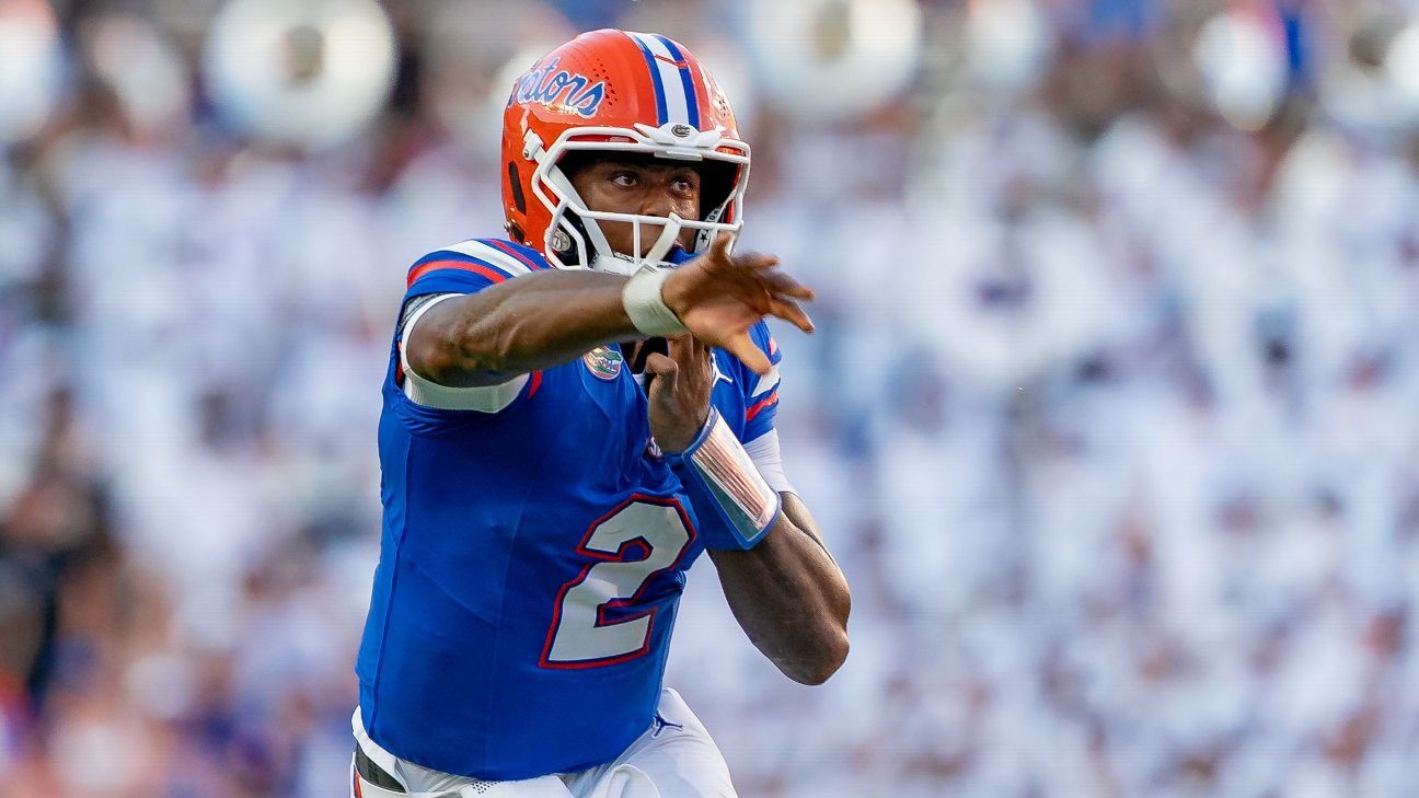 Freshman QB DJ Lagway to start for Florida against Samford