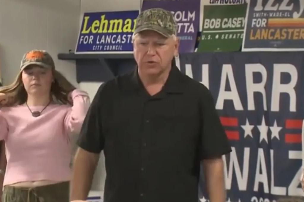 Tim Walz in Pennsylvania, voters had a lot to say.