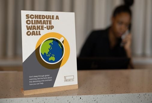 Connecticut's Hotel Marcel launches climate change wake up call