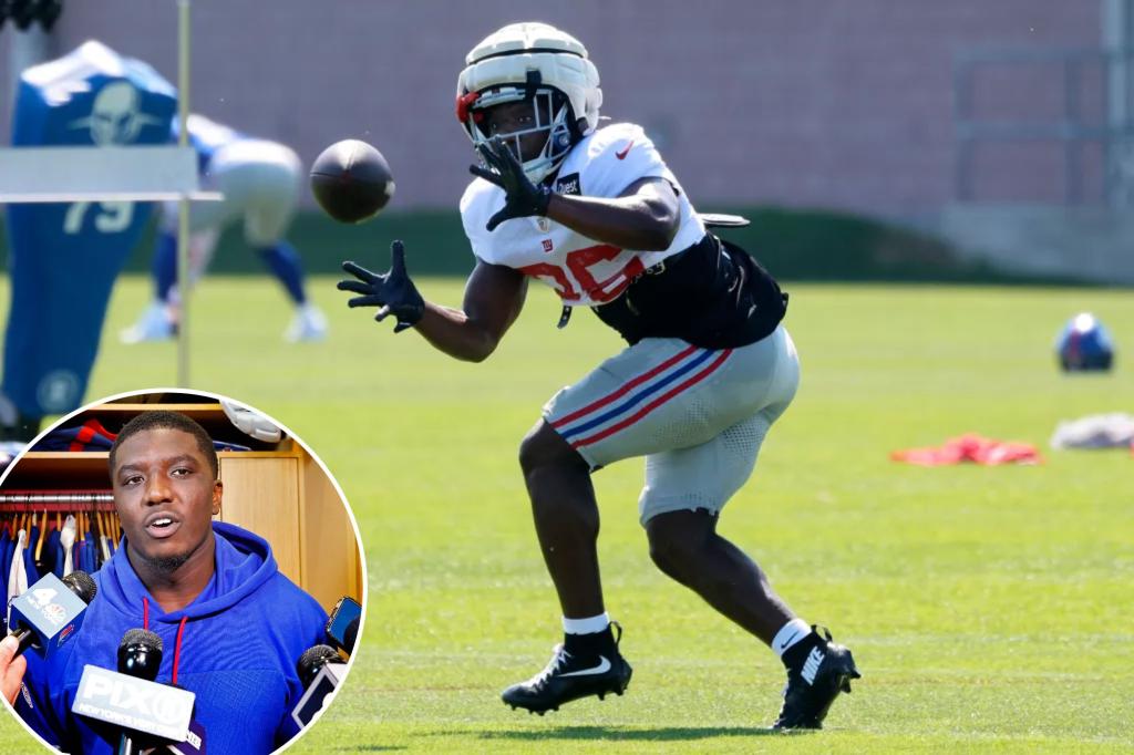 Devin Singletary is ready to be the Giants' bell cow running back