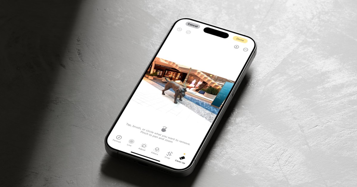 How to use the Clean Up tool in iOS 18 to remove objects from your photos
