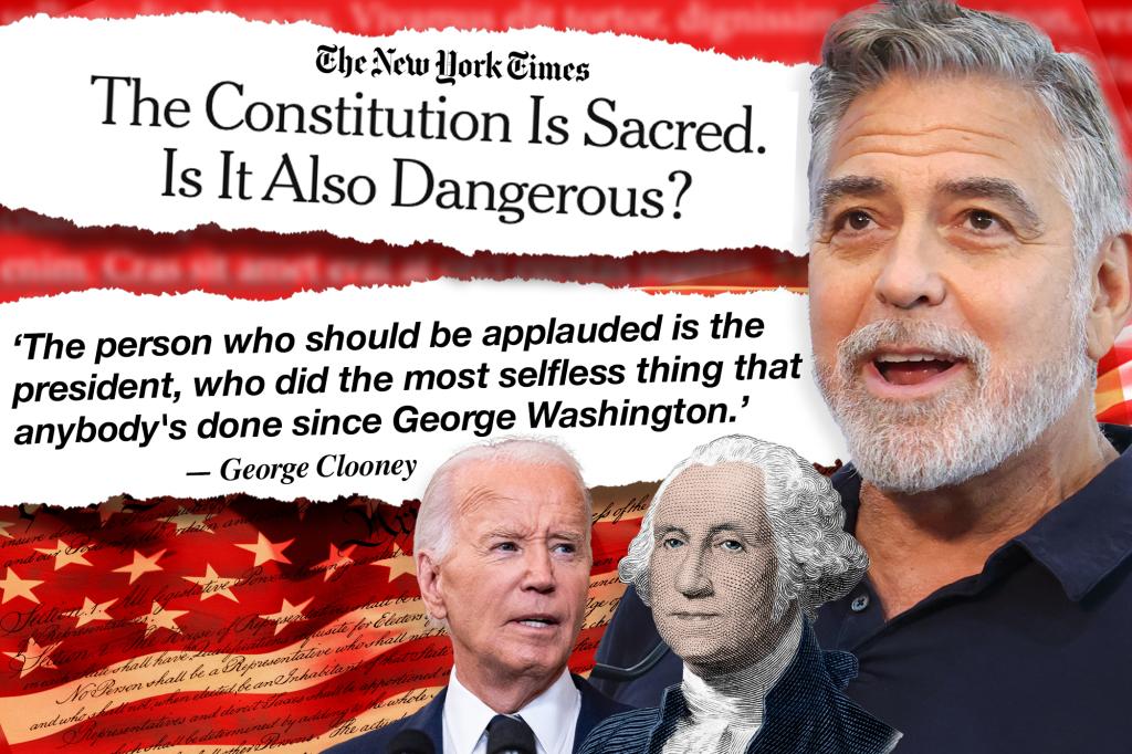 NYT writer calls Constitution 'dangerous,' George Clooney compares Joe Biden to George Washington and more