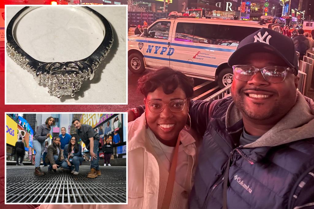 South Carolina man loses ring during surprise Times Square proposal — here’s how New Yorkers recovered it