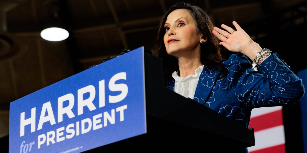 Gretchen Whitmer pushes back against polls showing Kamala Harris with sizable leads in Michigan: 'It's just not true'