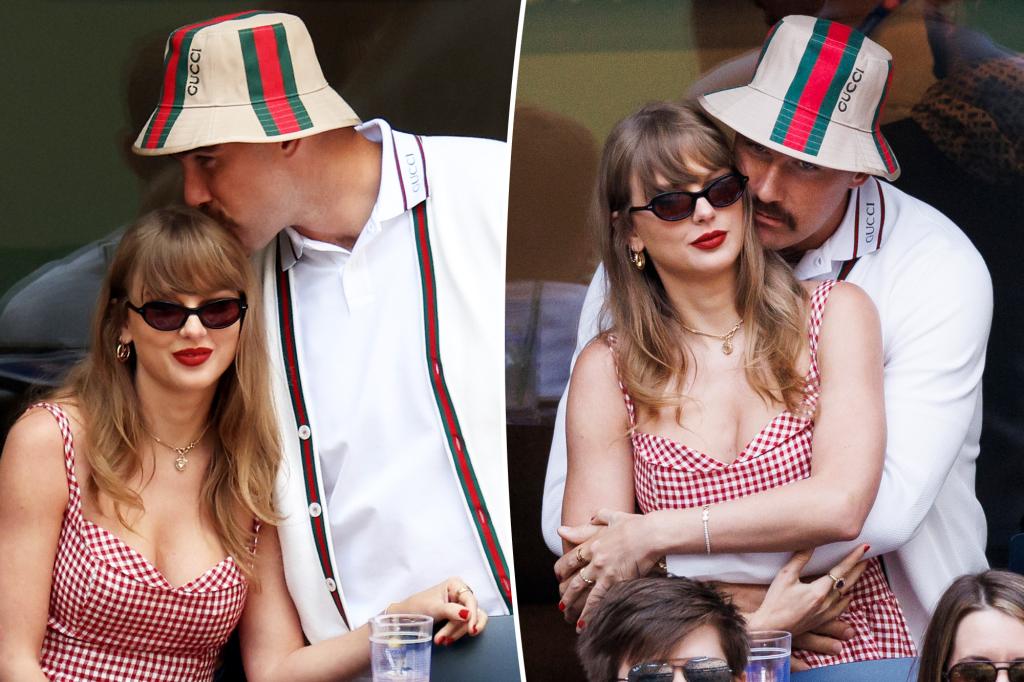 Taylor Swift and Travis Kelce pack on the PDA at the US Open