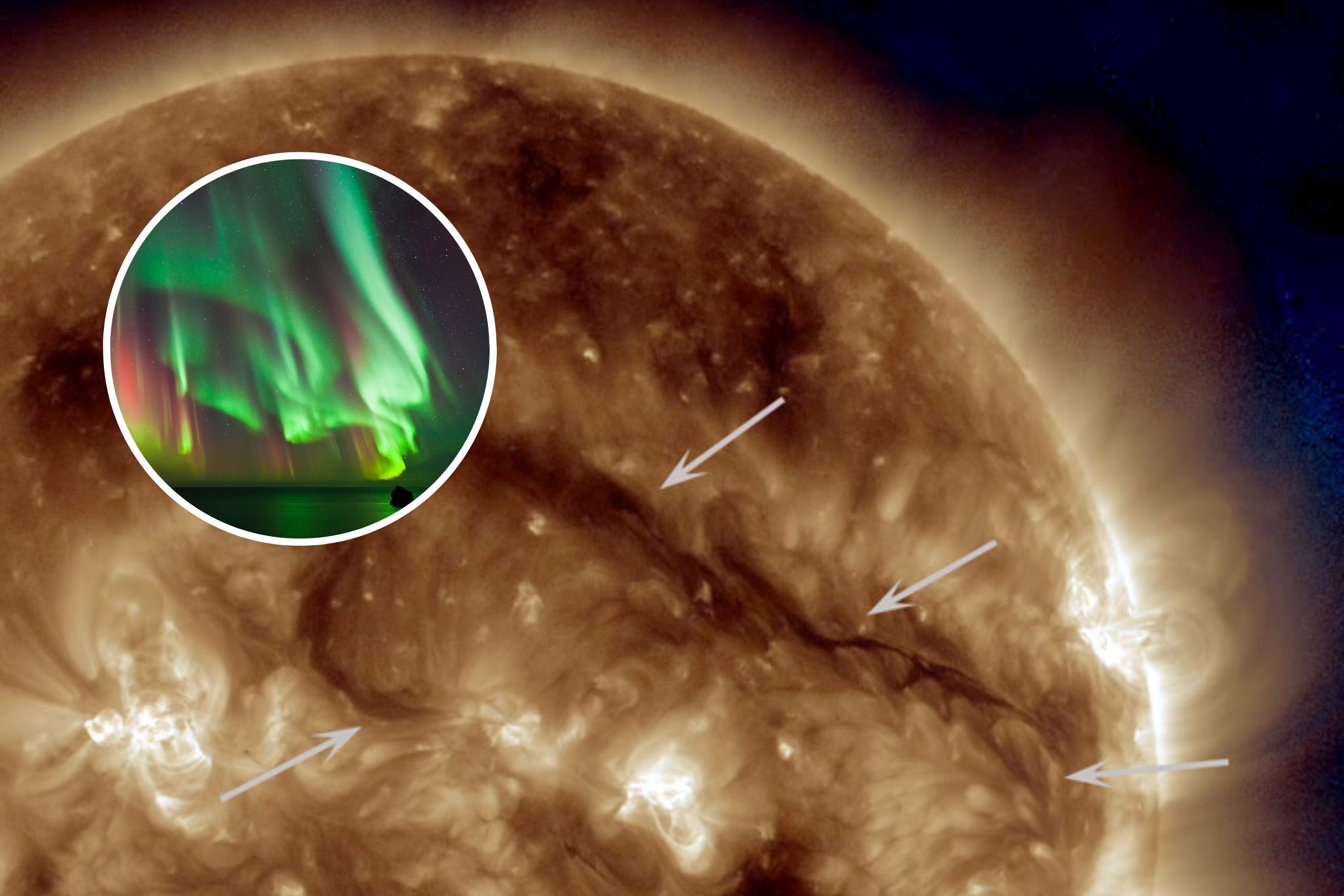 Auroras Forecast Over US After Sun Expels 'Dark Plasma' at Earth