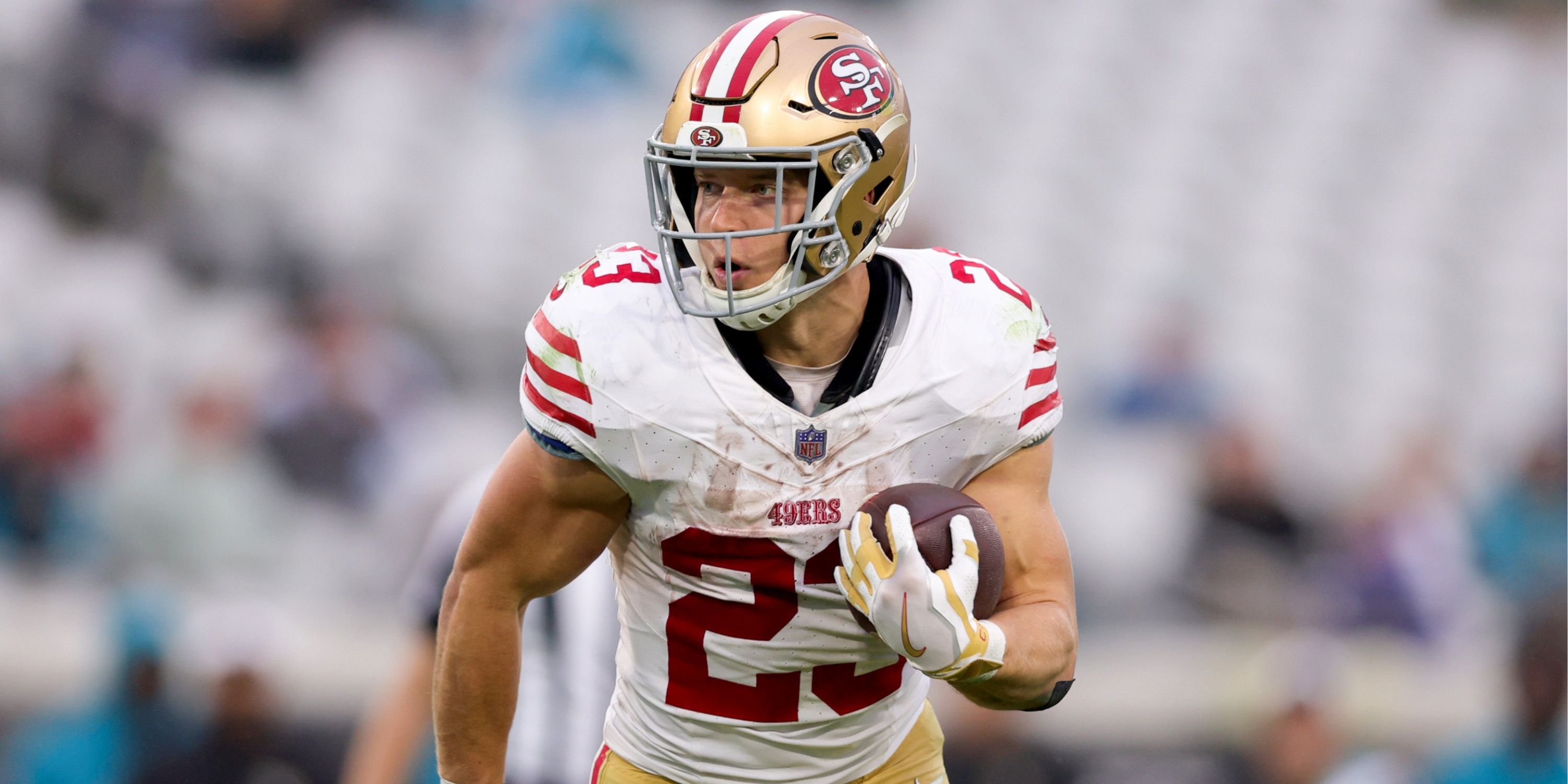 49ers' Christian McCaffrey (calf) inactive vs. Jets