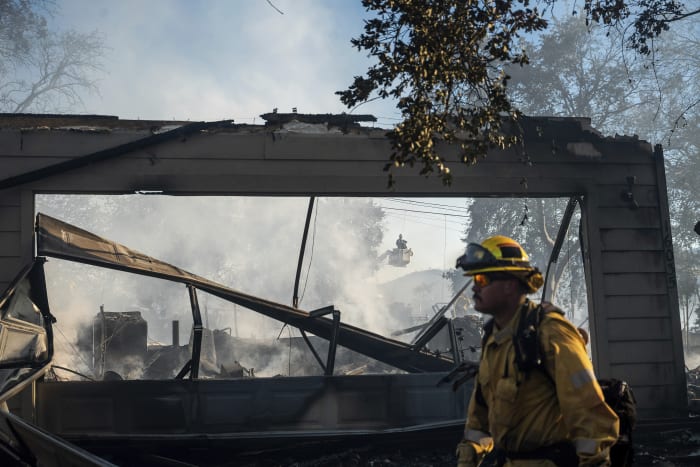 Cool weather forecast offers hope in battling intense Southern California blaze