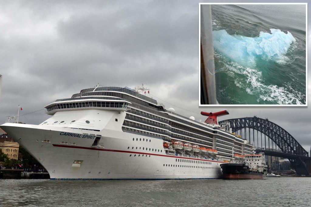 Carnival cruise grazes ice in Alaska, passenger compares it to modern 'Titanic moment'