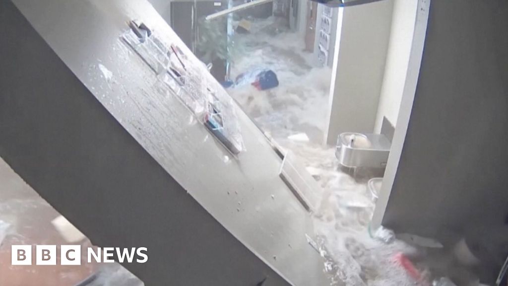 Watch: Flood devastates library causing $10 million of damage