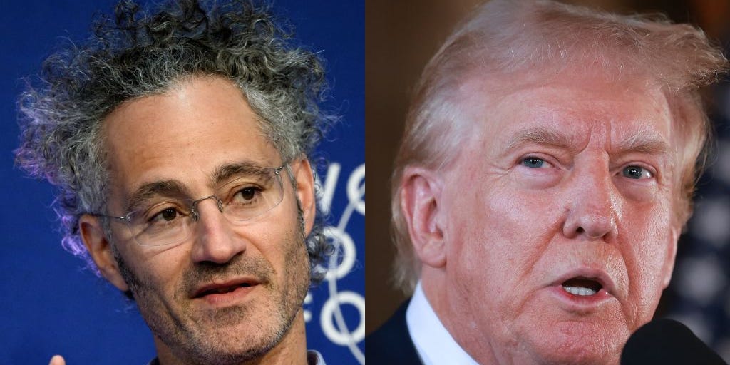 Palantir CEO Alex Karp says Trump's rise is tied to the 'excesses of Silicon Valley'