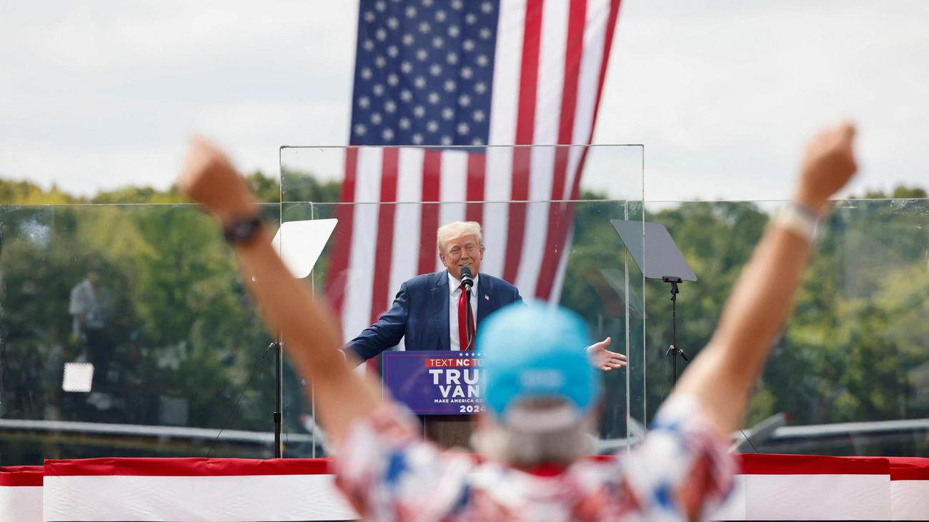 US-Wahl: Trump hält erstmals seit Attentat wieder Wahlkampfrede im Freien