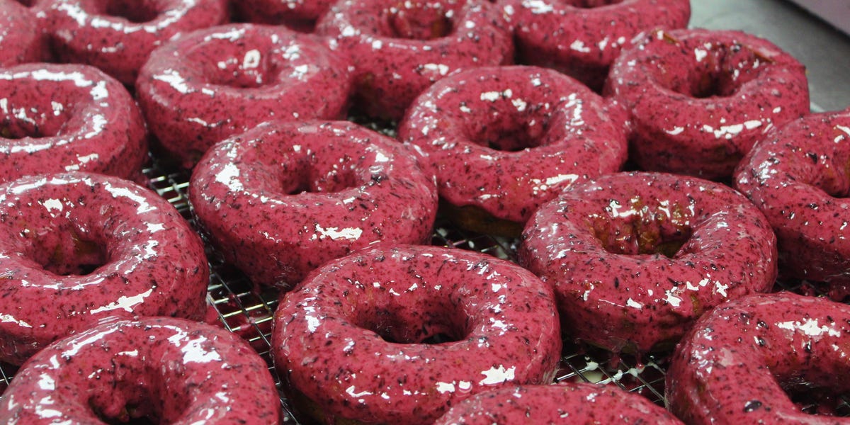 I tried popular flavors at one of the most famous doughnut shops in Maine. I'd travel miles just for the blueberry glazed.