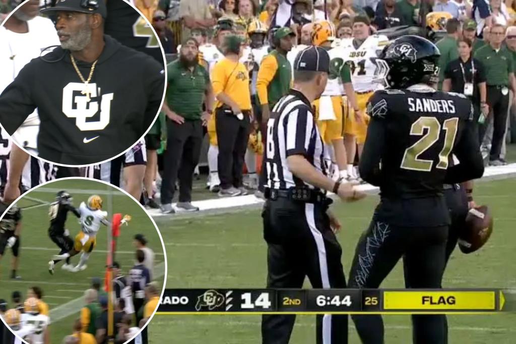 Colorado's Shilo Sanders draws ire for late hit against NDSU