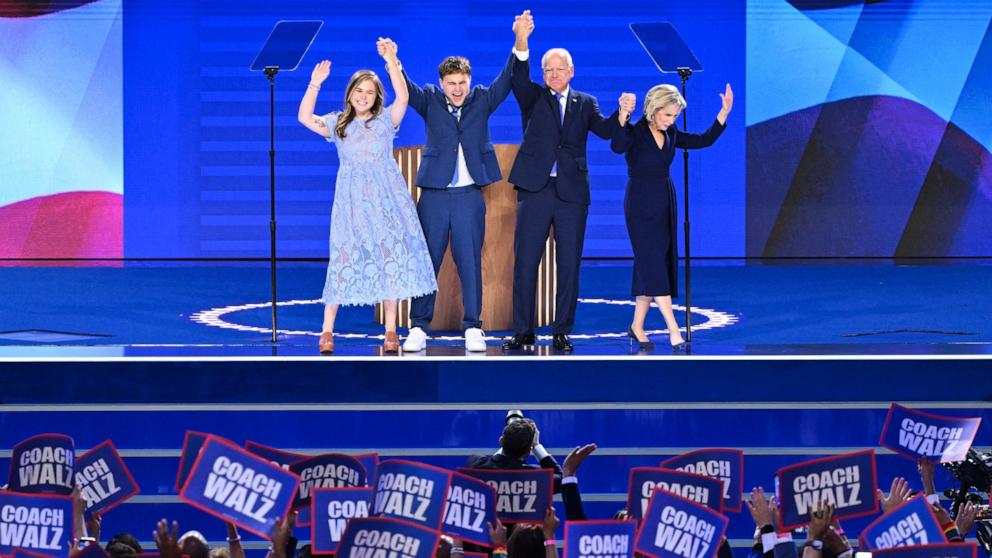 Tim Walz's son Gus breaks down in tears during DNC speech: Meet the VP pick's family