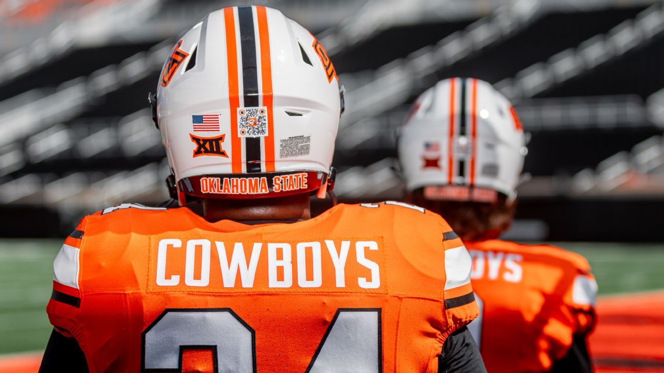 Oklahoma St. linking helmet QR code to NIL fund