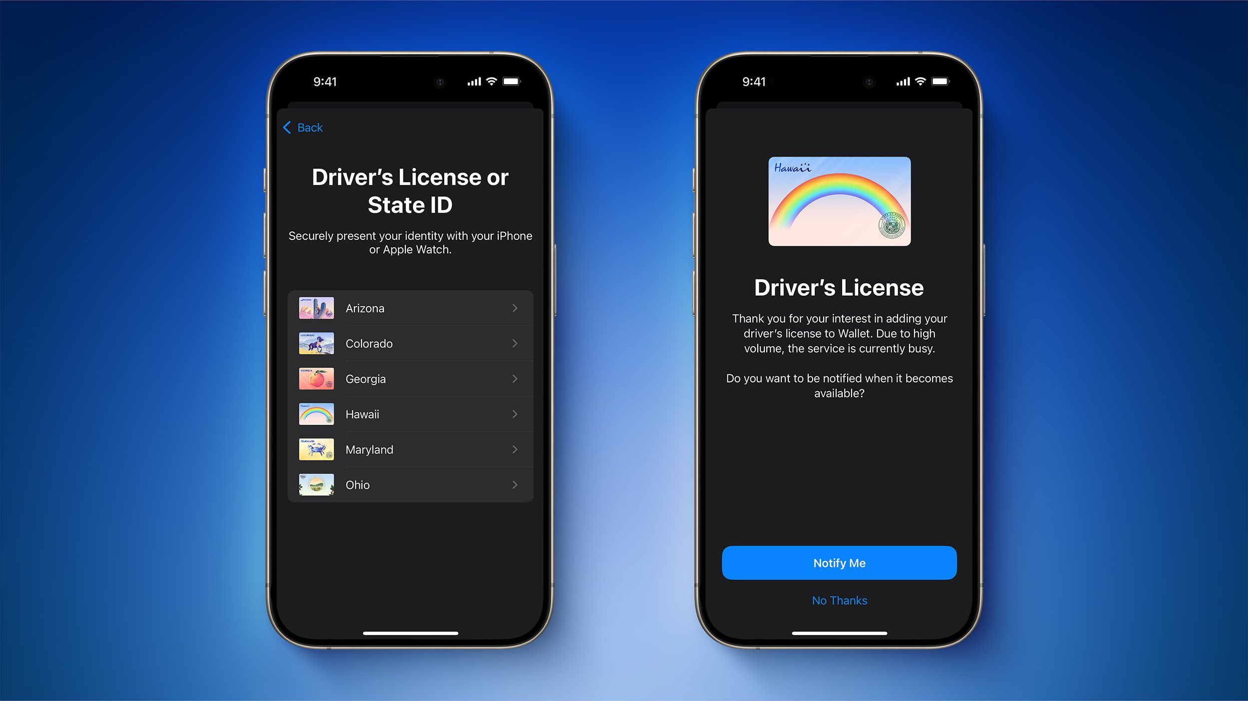 iPhone Driver's Licenses in Wallet App Rolling Out in Seventh U.S. State