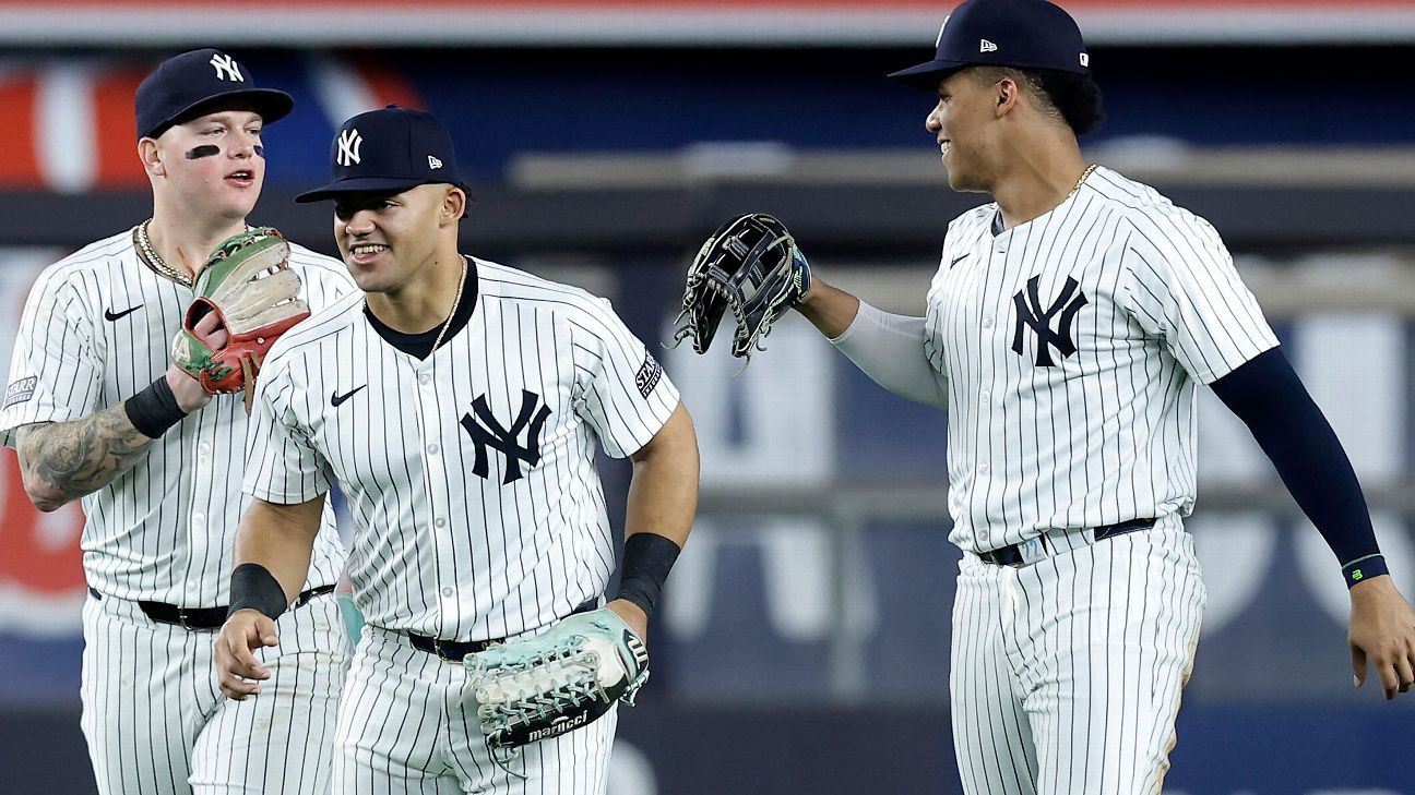 Jasson Domínguez 1-4 in victory after promotion to Yankees