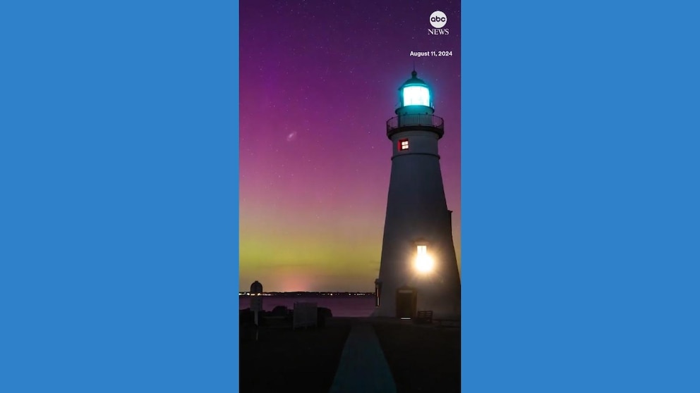 WATCH: Perseid meteor shower and aurora borealis light up Ohio sky