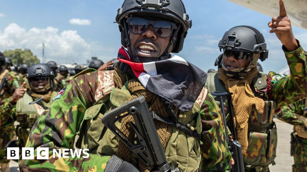 Kenyan police taunted as they square up to Haiti's gangs