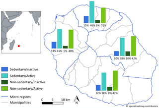 Determinants of adult sedentary behavior and physical inactivity for the primary prevention of diabetes in historically disadvantaged communities: A representative cross-sectional population-based study from Reunion Island