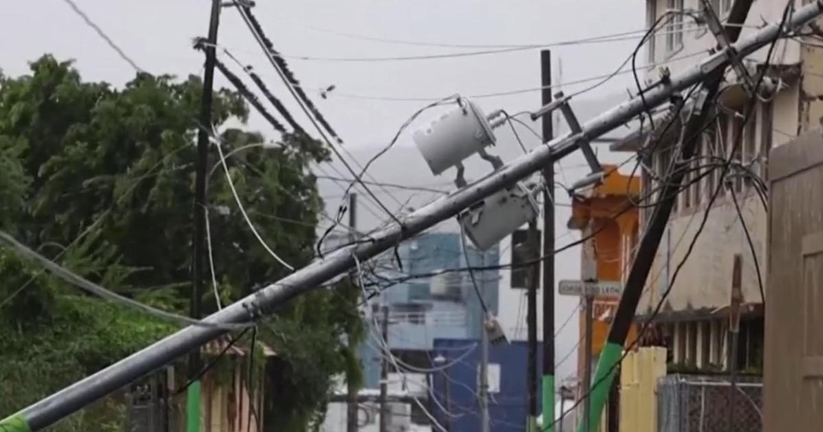 Power out in most of Puerto Rico after Hurricane Ernesto