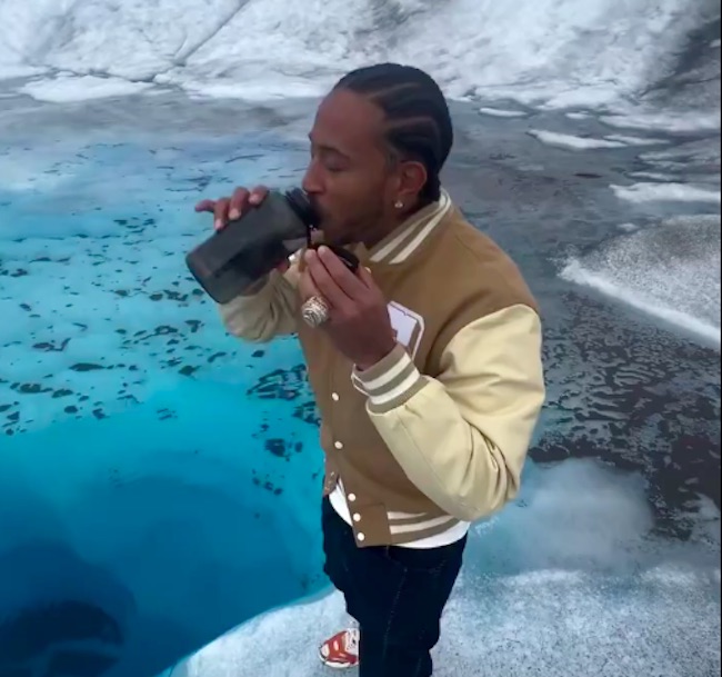 Ludacris Tells Fans He Hasn’t Died After Drinking Straight From Alaska Glacier