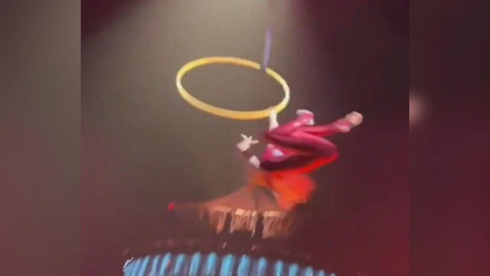 WATCH: Cirque du Soleil acrobat hospitalized after fall in Oregon