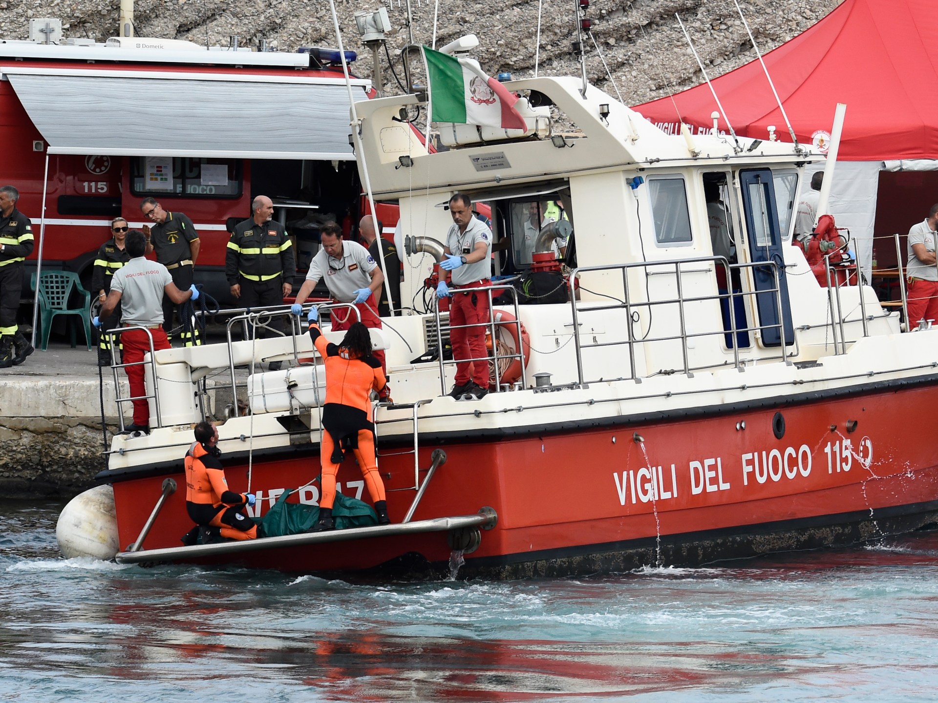 Five bodies retrieved from tech tycoon Mike Lynch’s sunken yacht in Sicily