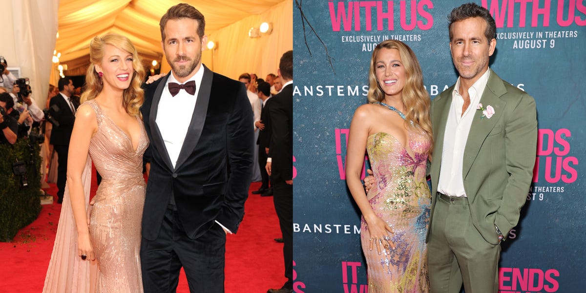 Blake Lively and Ryan Reynolds' best style moments throughout their relationship