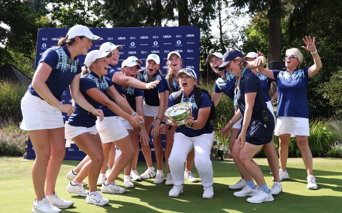 America’s grip on global golf weakens as GB and Ireland win Curtis Cup