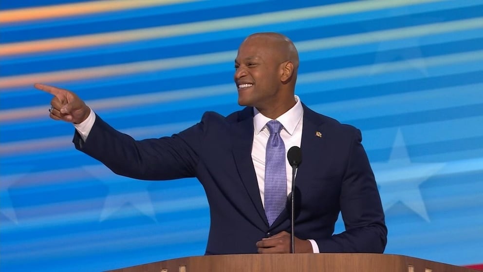 WATCH: Wes Moore touts leadership after bridge collapse during his DNC speech