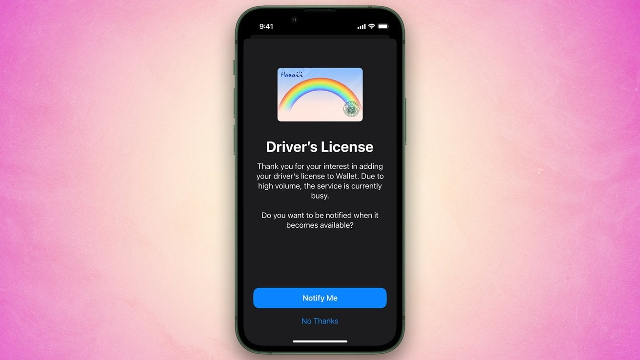 Apple Wallet now supports Hawaii driver's licenses and state IDs