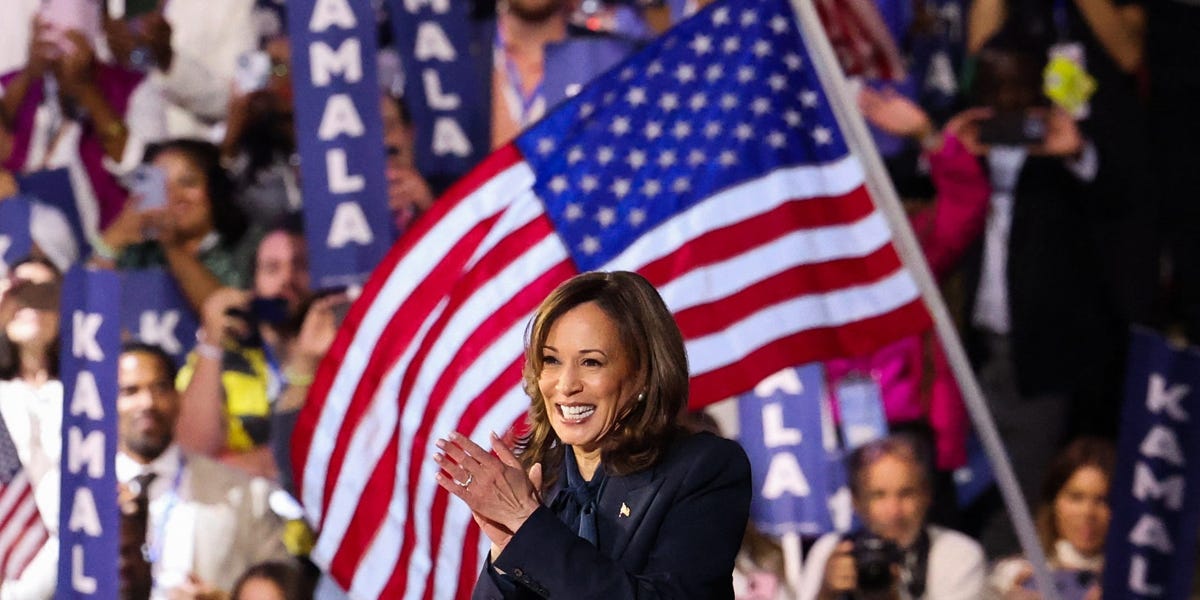 At the DNC, Harris and Democrats took back the American flag