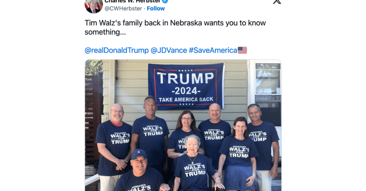 Fact-Checking the Viral ‘Walz’s for Trump’ Photo