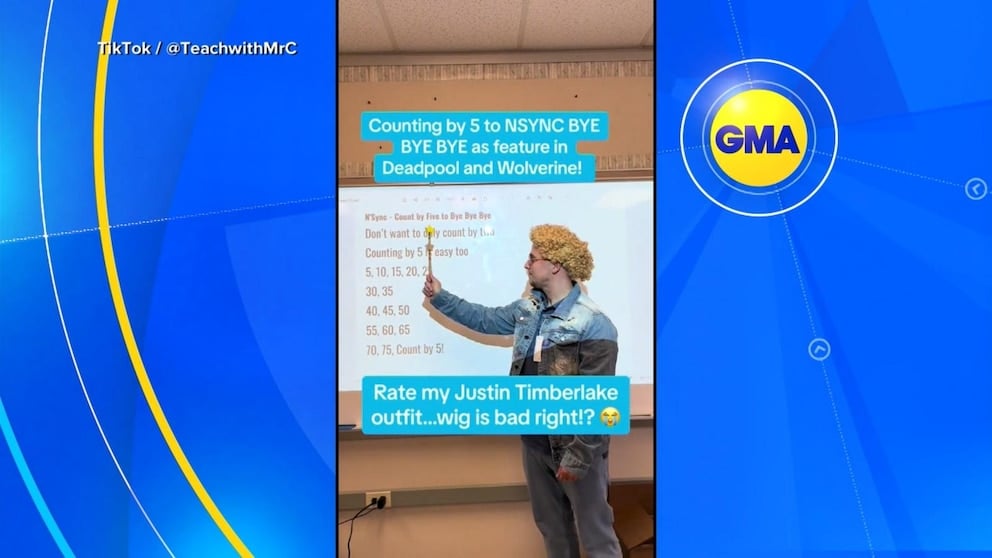 WATCH: Teacher uses pop songs to teach elementary students