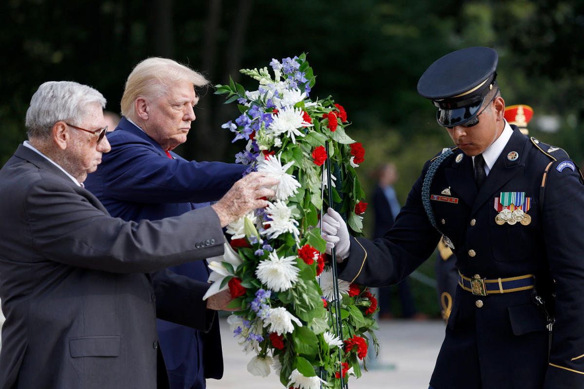 Arlington National Cemetery officials confirm an 'incident' during Trump's visit