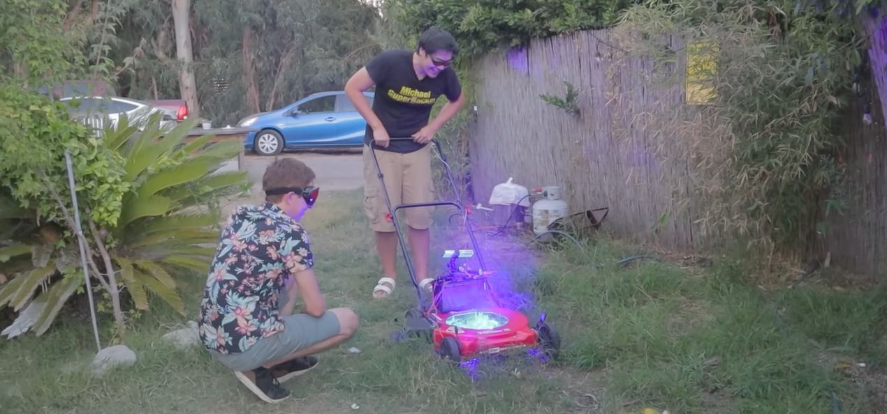 Mowing the Lawn With Lasers, For Science