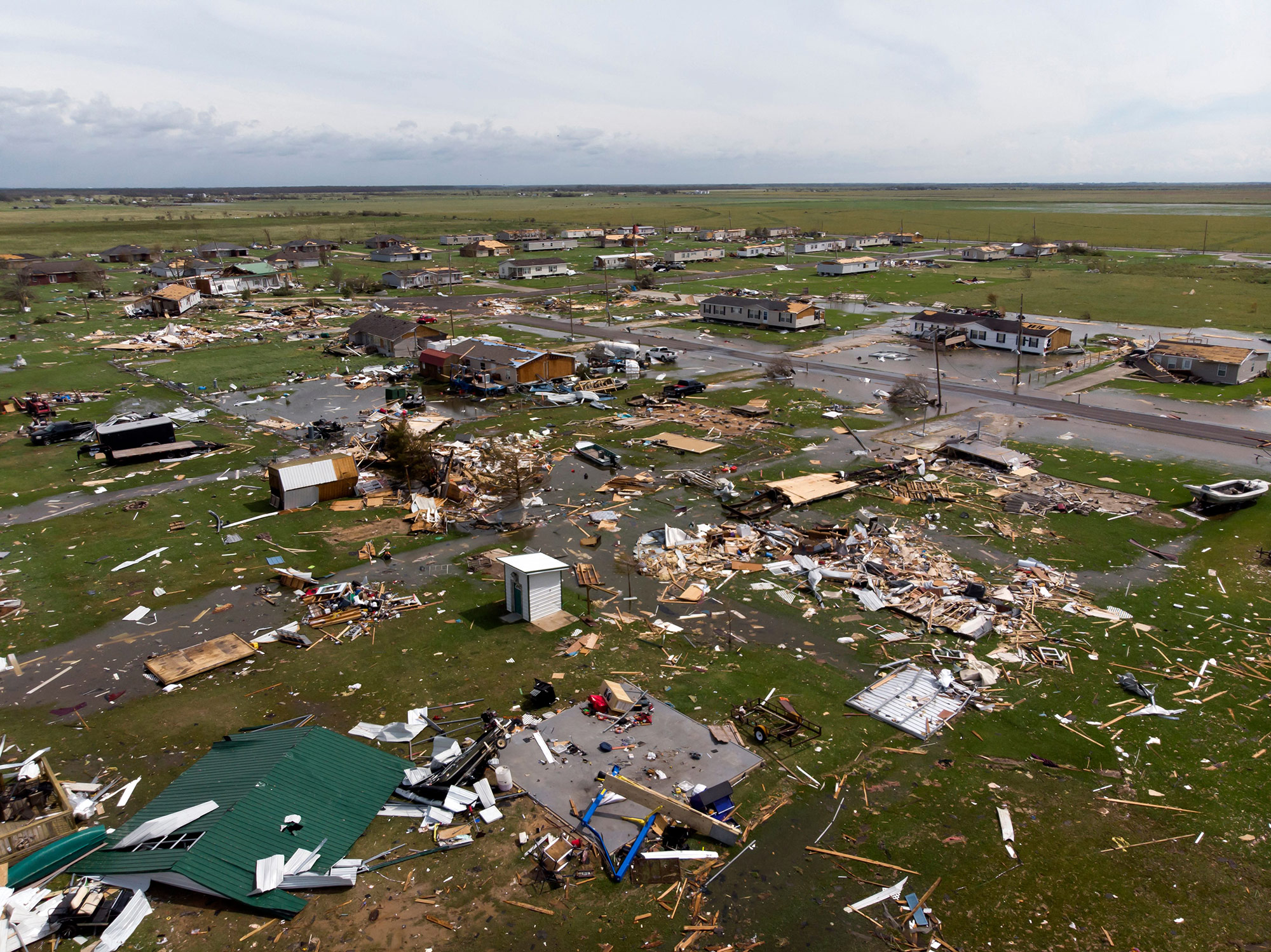 What back-to-back storms did to Lake Charles, Louisiana