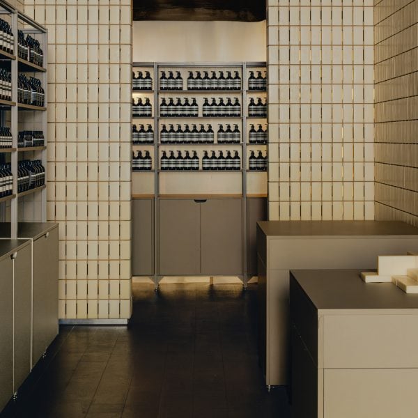 Aesop clads London store with tactile bars of soap