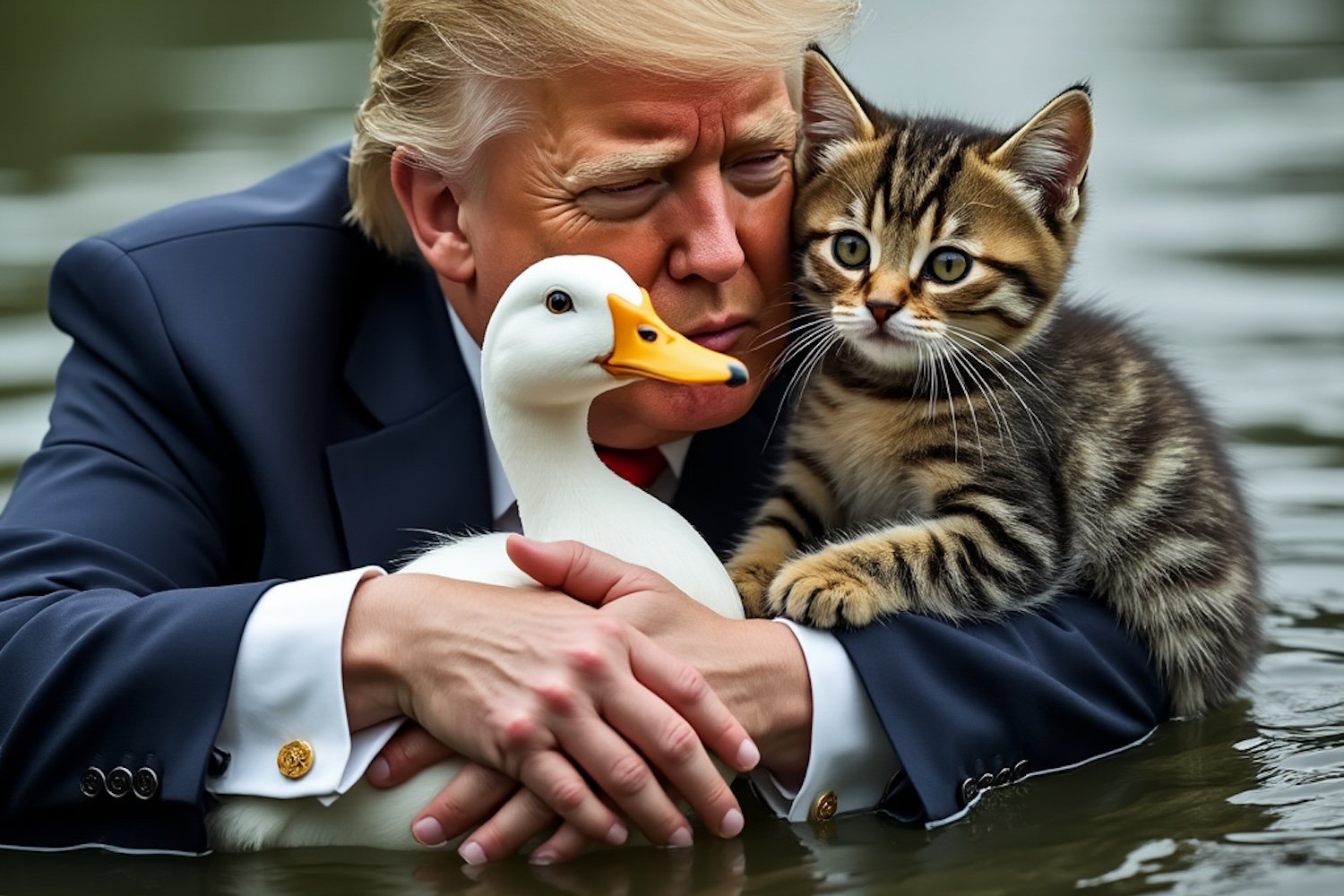 Trump Supporters Flood Social Media With Viral Hoax About Migrants Eating Cats and Ducks