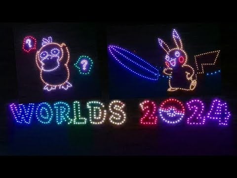 Pokémon World Championships 2024 Drone Show