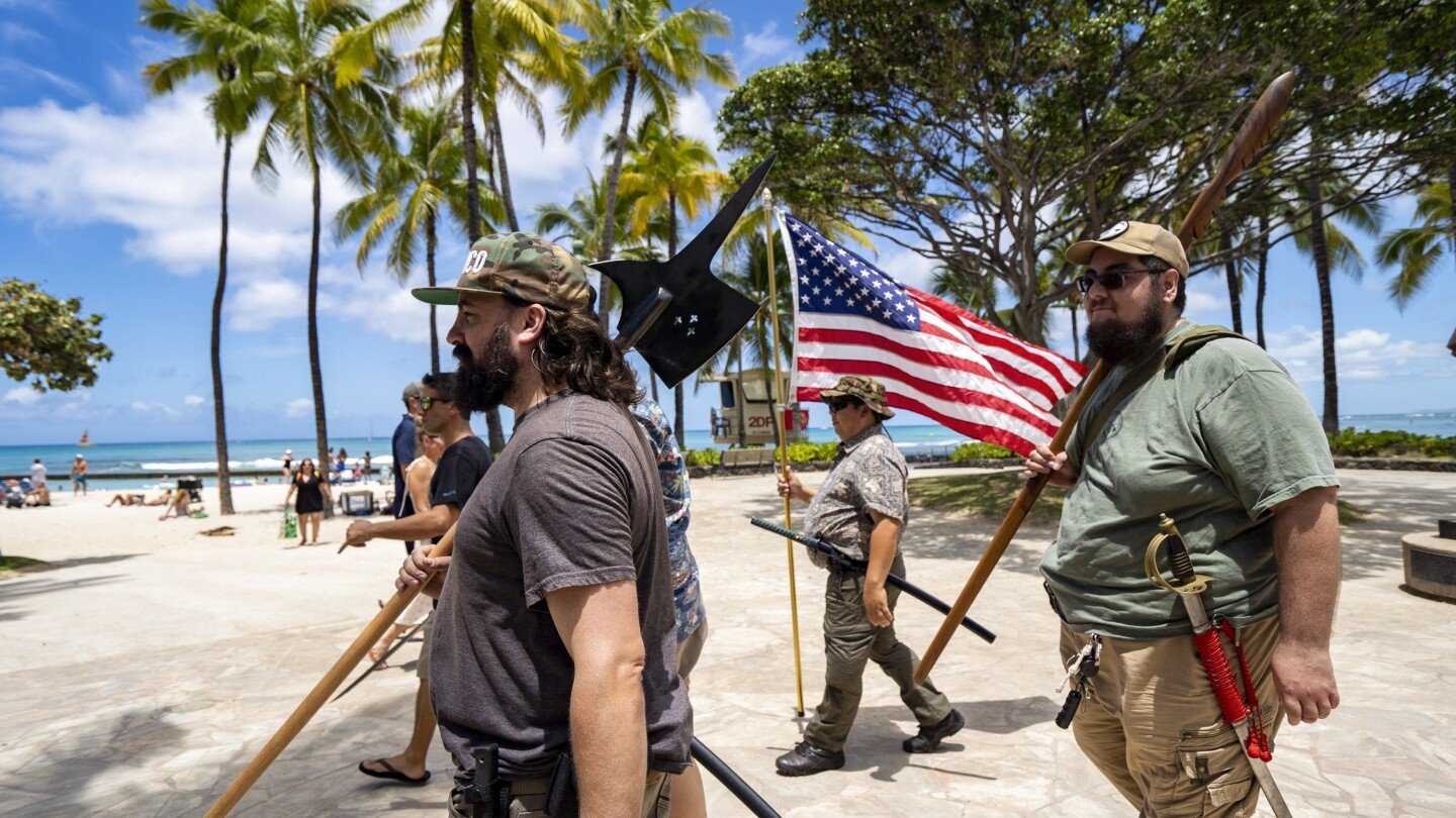 Bikinis, surfboards and battle-axes? Hawaii loosens long-strict weapons laws after court ruling...