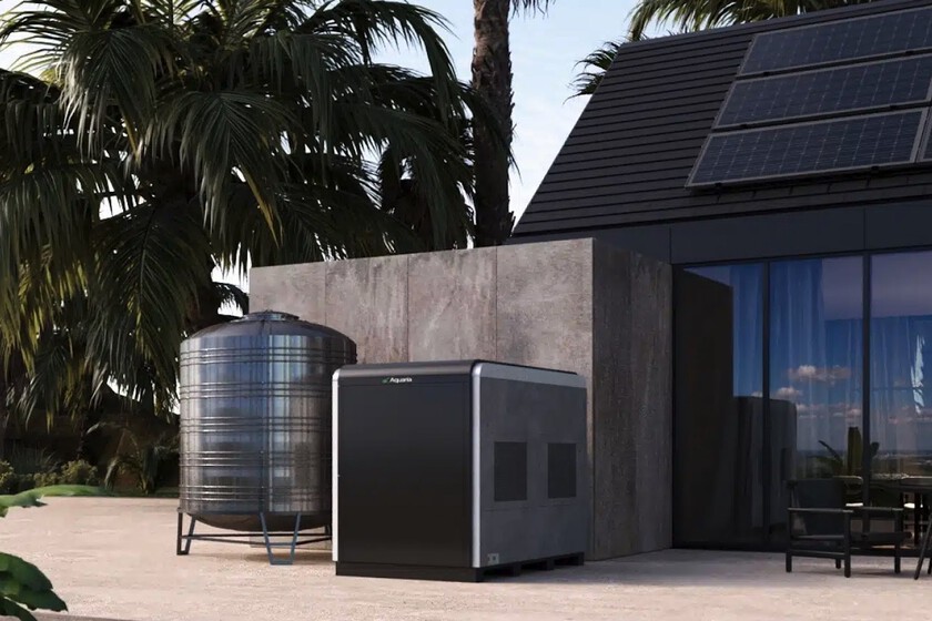 Esta fuente de agua potable funciona con solo energía solar: convierte hasta 500 litros al día directamente del aire