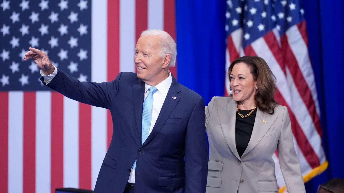 US-Wahlkampf: Biden preist Harris und spottet über «Donald Dump»