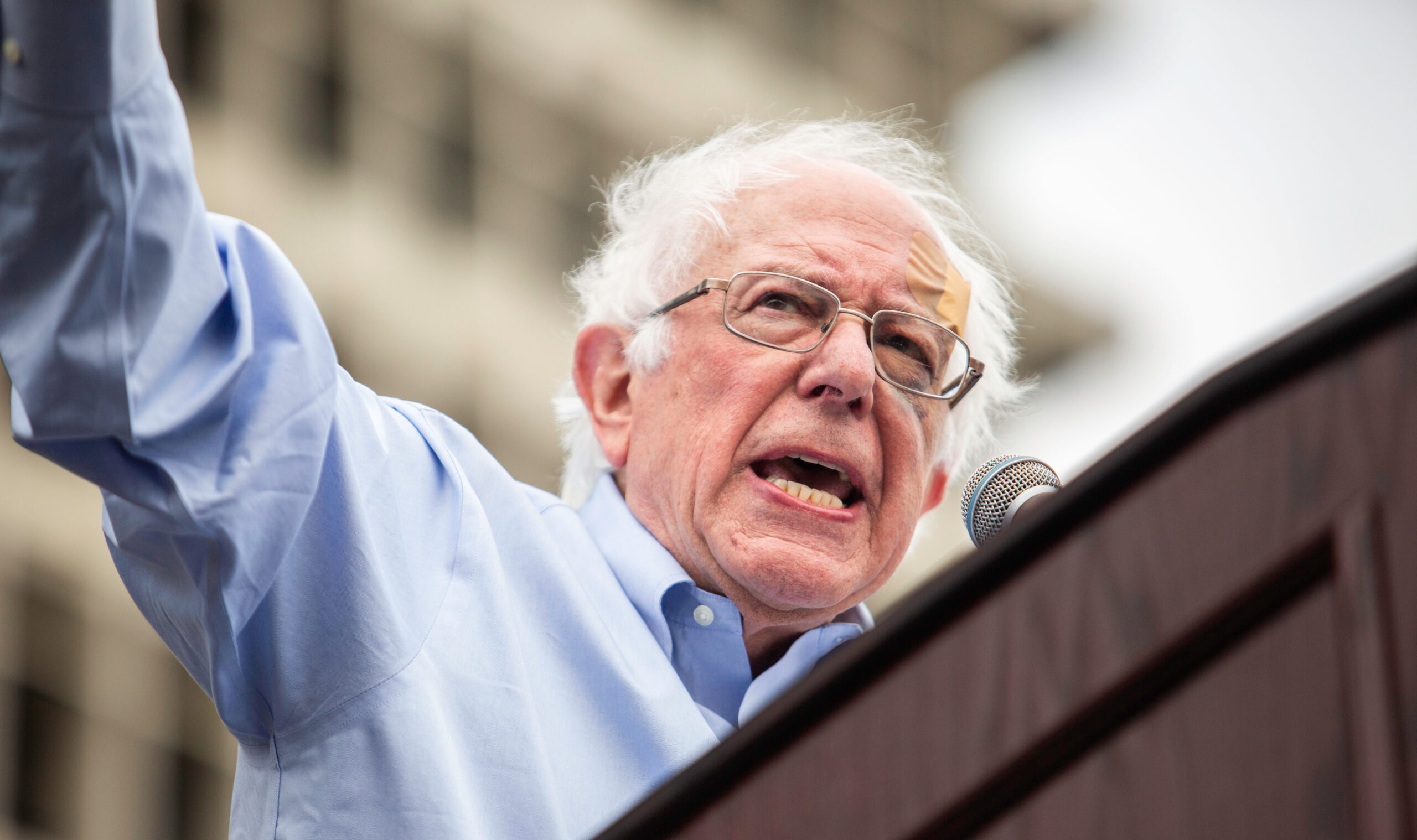 Bernie Sanders Touts Populist Vision at the DNC