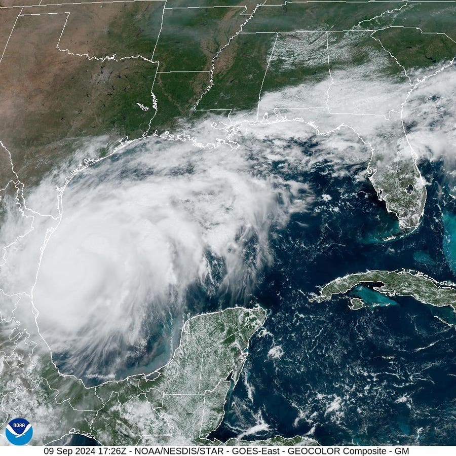 Tropical Storm Francine: Hurricane Warning Issued For Louisiana As Storm Expected To Hit Cat. 2—Here’s What To Know