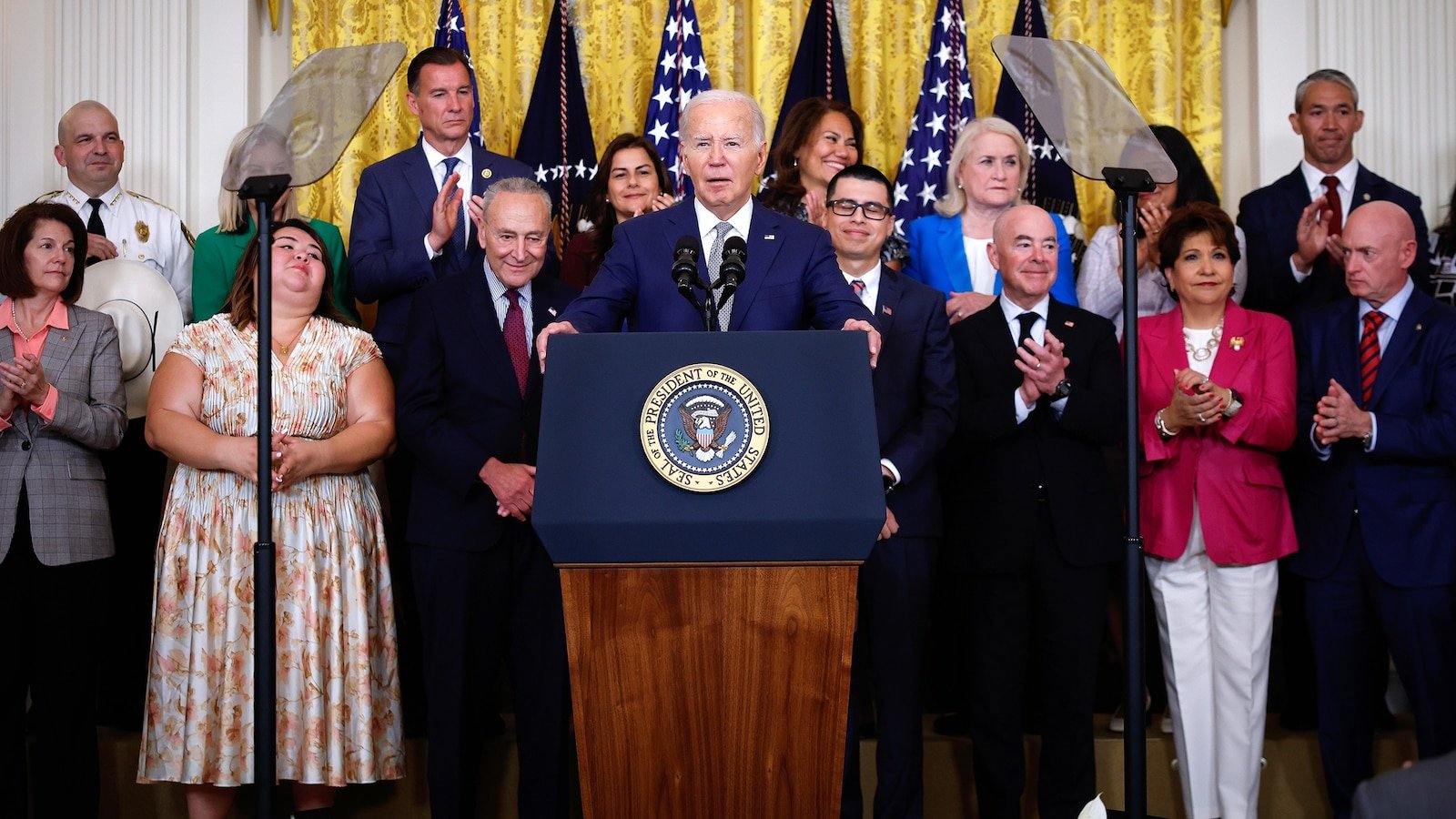 Immigrants begin receiving relief from deportation under new Biden executive order